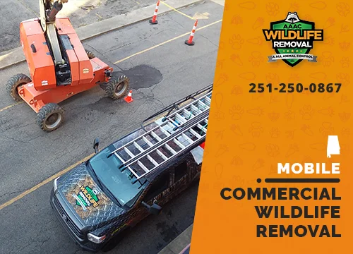 Commercial Wildlife Removal truck in Mobile