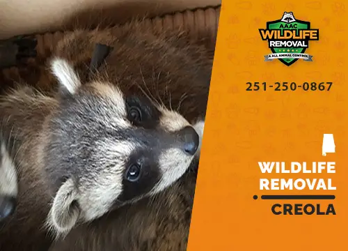 Creola Wildlife Removal professional removing pest animal