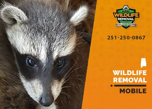 Mobile Wildlife Removal professional removing pest animal