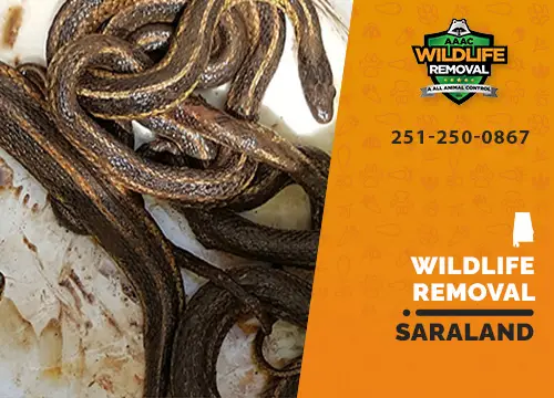 Saraland Wildlife Removal professional removing pest animal